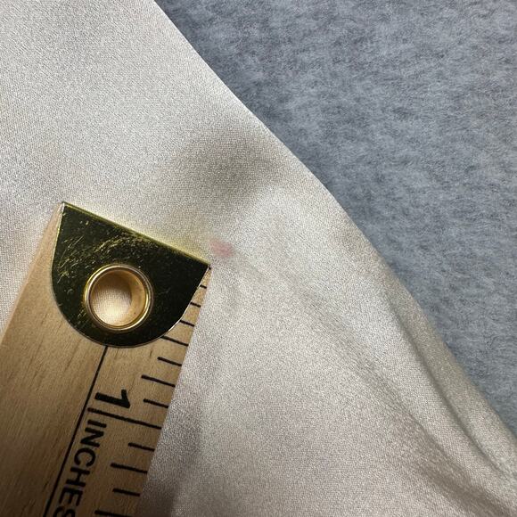 St. John Silk Ruffle Neck Blouse 8 - Picture 2 of 6